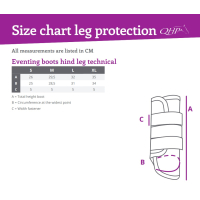 Eventing achterbeenbeschermers technical Zwart